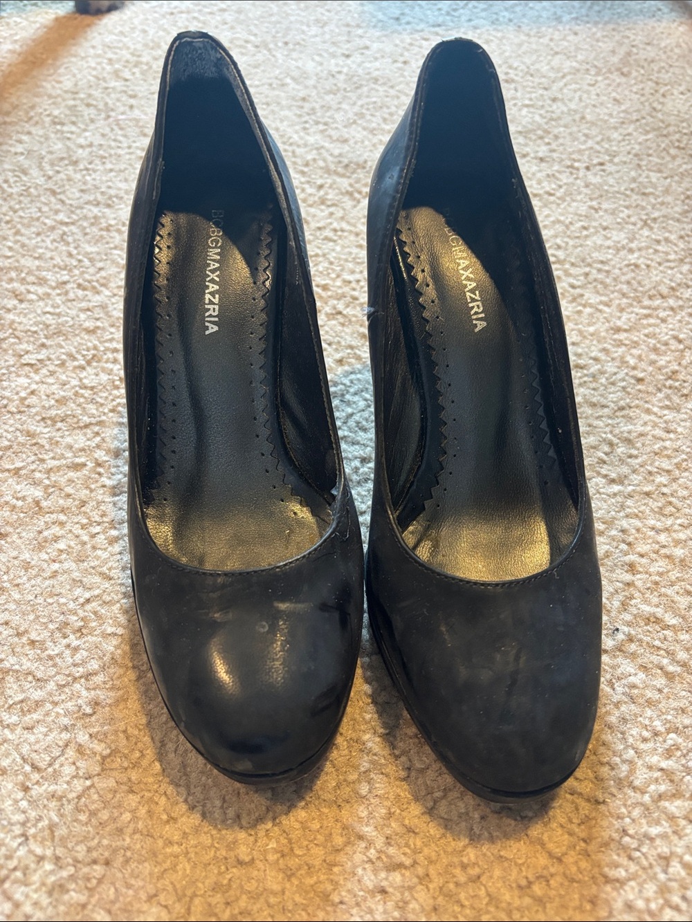 BCBG Patent Kid Leather Pumps